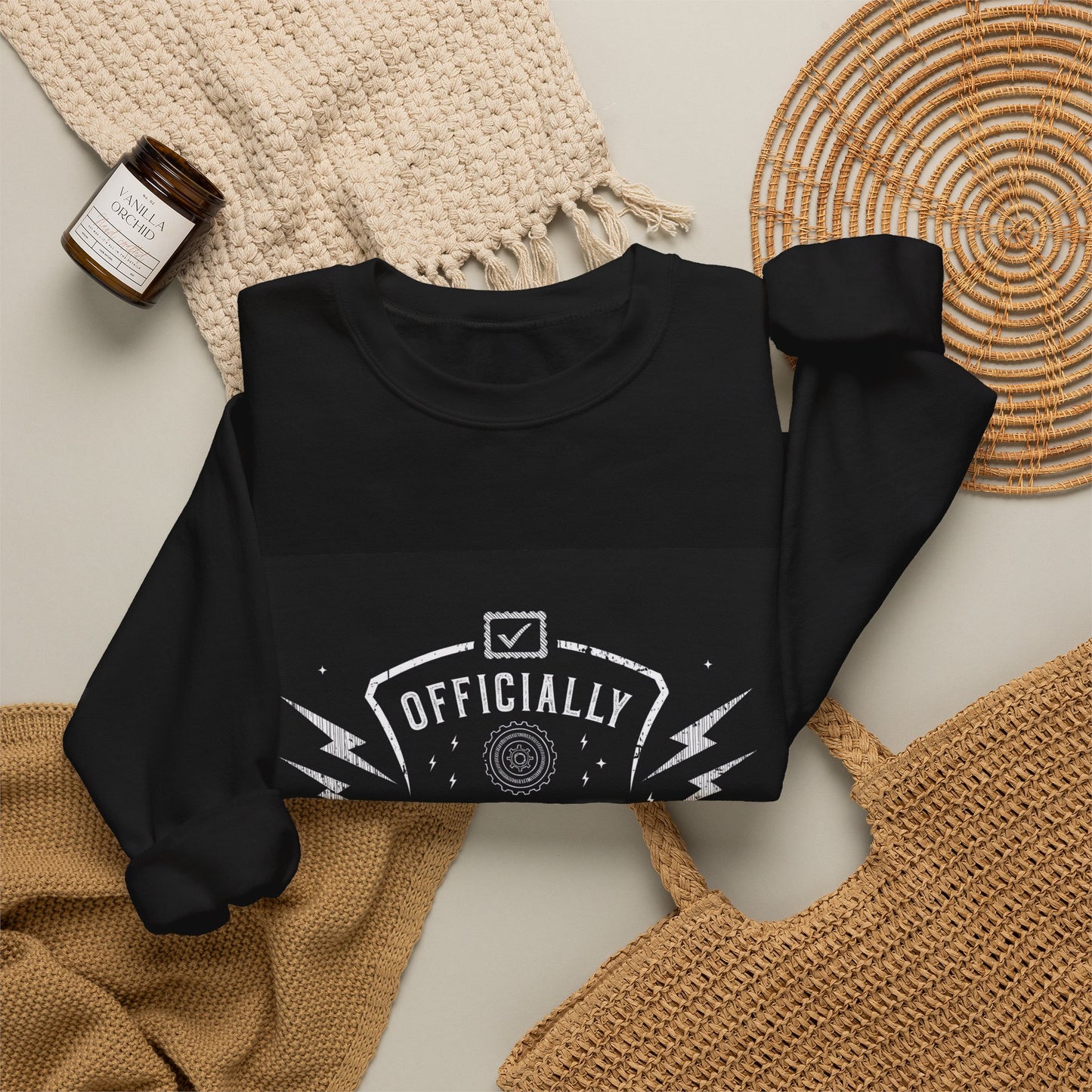 Officially Licensed Electrician Crewneck Sweatshirt