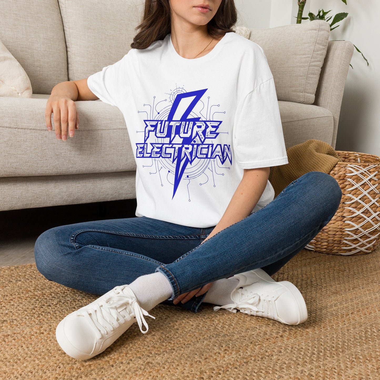 Future Electrician T-Shirt | Lightning Bolt Tech Design