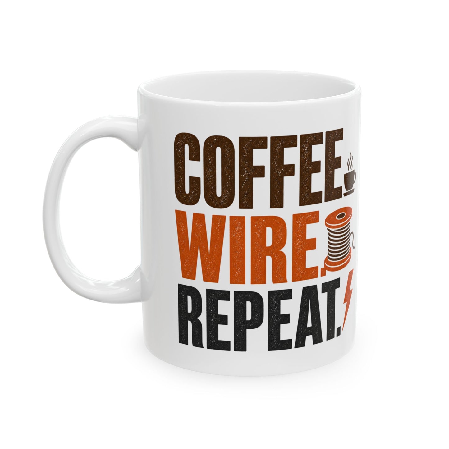 Coffee Wire Repair Mug | Funny Electrician Coffee Cup