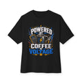 Powered By Coffee & Voltage Electrician T-Shirt | Funny Electrician Gift