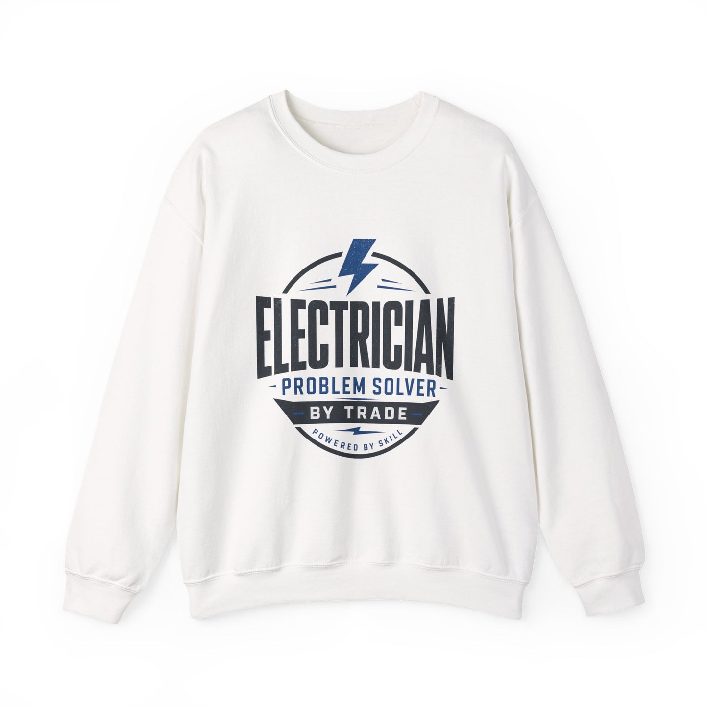 Electrician Crewneck Sweatshirt "Problem Solver by Trade" Workwear Pullover