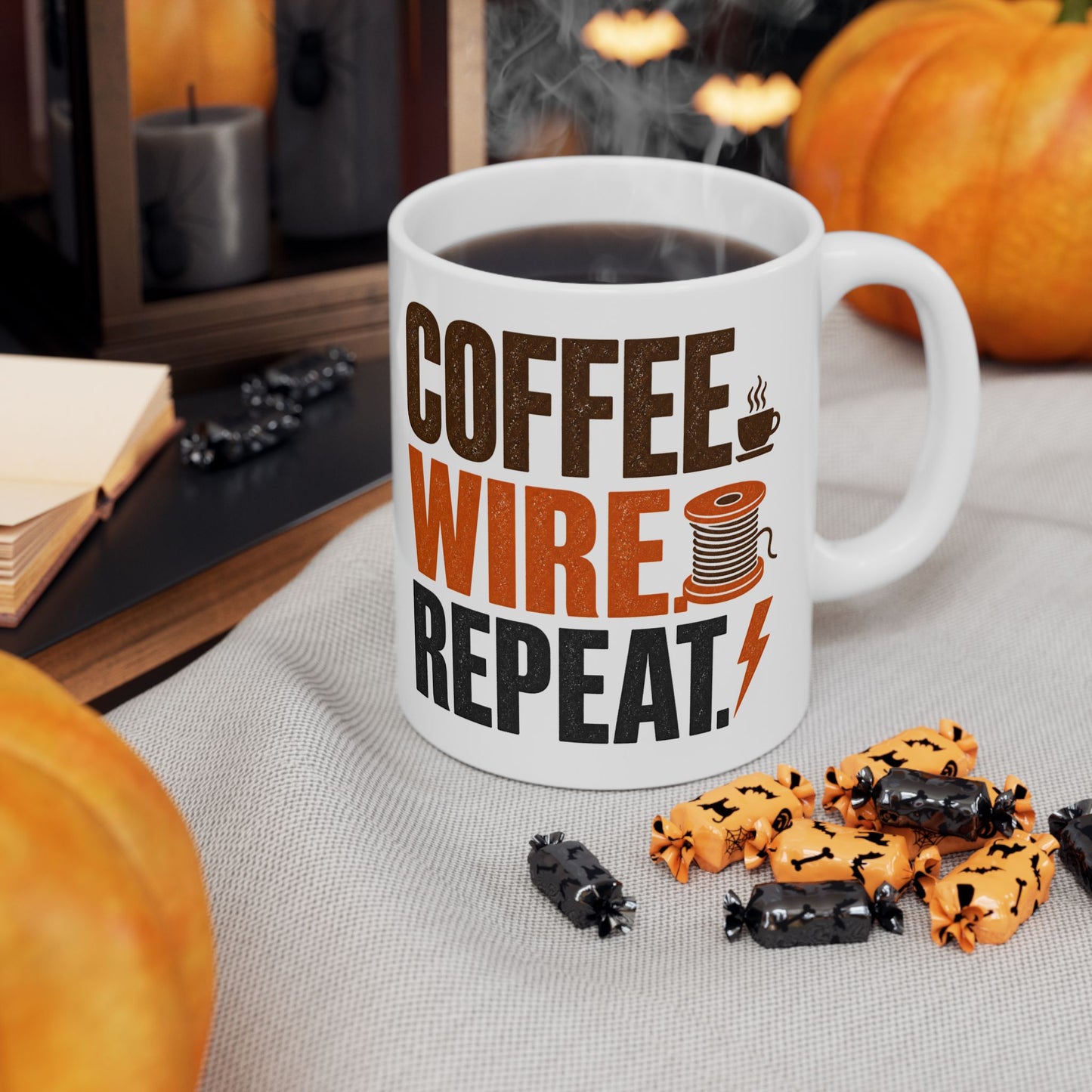 Coffee Wire Repair Mug | Funny Electrician Coffee Cup