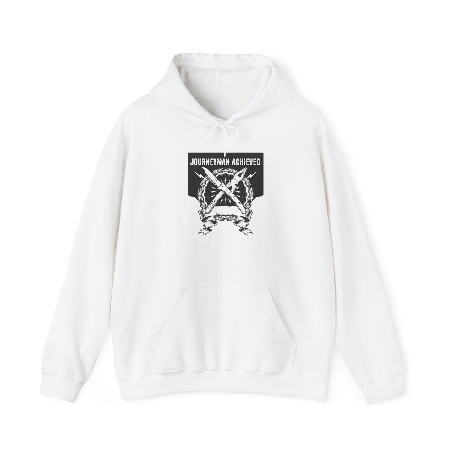 Journeyman Achieved Hoodie | Trade Worker Carpenter Badge Pullover